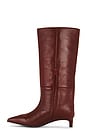 view 5 of 5 x REVOLVE The Stacey Boot in Dark Cherry Leather
