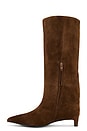 view 5 of 5 The Stacey Suede Boot in Cocoa