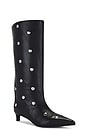 view 2 of 5 Stacey Stud Boot in Black & Silver