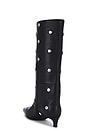 view 3 of 5 Stacey Stud Boot in Black & Silver