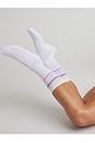view 3 of 4 Feel Good Varsity Sock in Confetti