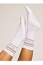 view 2 of 6 Feel Good Varsity Sock 3 Pack in Toast