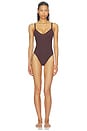 view 1 of 3 Base Cami Bodysuit in Espresso