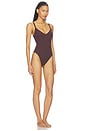 view 2 of 3 Base Cami Bodysuit in Espresso