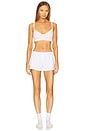 view 6 of 6 Waffle Knit Lounge Bralette in Puff