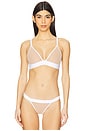 view 1 of 6 Sieve Triangle Bra in Buff & White