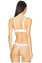 view 5 of 6 Sieve Triangle Bra in Buff & White