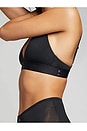 view 3 of 7 Cotton Triangle Bra in Black