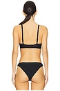 view 5 of 7 Cotton Triangle Bra in Black