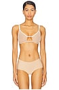 view 1 of 6 Sieve Cutout Bra in Buff & White