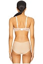 view 6 of 6 Sieve Cutout Bra in Buff & White
