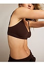 view 3 of 4 Waffle Knit Lounge Bralette in Espresso