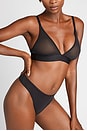 view 2 of 7 Sieve Triangle Bra in Black