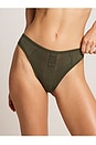 view 4 of 7 Whipped French Cut Brief in Moss