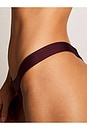 view 3 of 4 Sieve Thong in Garnet