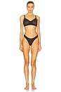 view 8 of 8 Sieve Dipped Thong in Black
