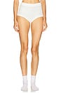 view 1 of 4 Pointelle Lounge Short in White