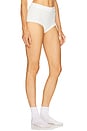 view 5 of 7 Pointelle Lounge Short in White