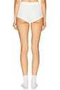 view 6 of 7 Pointelle Lounge Short in White