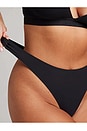 view 3 of 8 Base High Thong 3-pack in Black