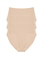 view 1 of 5 Base High Rise Brief 3-pack in Buff