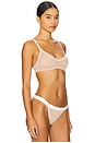 view 4 of 7 Sieve Non-Wire Bra in Buff & White