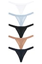 view 1 of 2 Sieve Thong (5-pack) in Cool