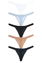 view 2 of 2 Sieve Thong (5-pack) in Cool