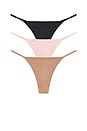 view 1 of 5 Glac? String Thong (3-pack) in Ballet
