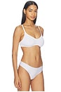 view 2 of 4 Whipped Non-wire Bra in White