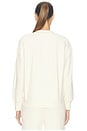 view 4 of 4 Waffle Knit Deep V in Cream