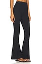 view 5 of 9 Pointelle Flare Pant in Black