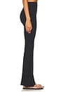 view 6 of 9 Pointelle Flare Pant in Black