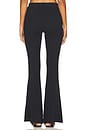 view 7 of 9 Pointelle Flare Pant in Black