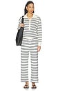 view 5 of 6 Waffle Knit Cropped Pant in Sailor