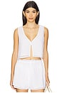 view 1 of 8 Island Tank Top in White