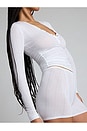 view 3 of 5 Whipped Henley in White
