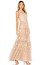 view 2 of 3 Clover Gown in Beige