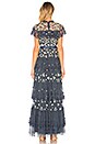 view 3 of 4 ROBE DE SOIRÉE TIERED ANGLAIS in Washed Indigo