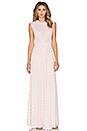 view 1 of 4 Circle Mesh Maxi Dress in Bleach Pink