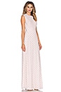 view 2 of 4 Circle Mesh Maxi Dress in Bleach Pink