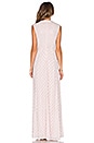 view 3 of 4 Circle Mesh Maxi Dress in Bleach Pink
