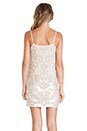 view 3 of 4 Gloss Lace Mini Dress in Vintage Pink