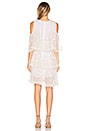 view 3 of 4 Embroidered Tulle Dress in White