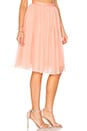 view 2 of 3 Tulle Midi Skirt in Dust Coral