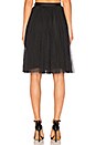 view 3 of 4 Tulle Midi Skirt in Washed Black