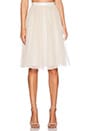 view 1 of 4 Tulle Midi Skirt in Chalk