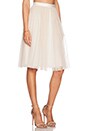 view 2 of 4 Tulle Midi Skirt in Chalk