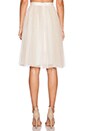 view 3 of 4 Tulle Midi Skirt in Chalk