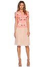 view 4 of 4 Summer Garden Sequin Top in Fluro Coral